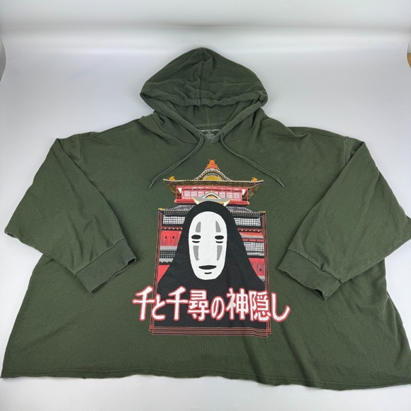 Studio Ghibli Tops - Studio Ghibli Spirited Away Her Universe Womens Size 5 Cropped Hoodie Sweatshirt